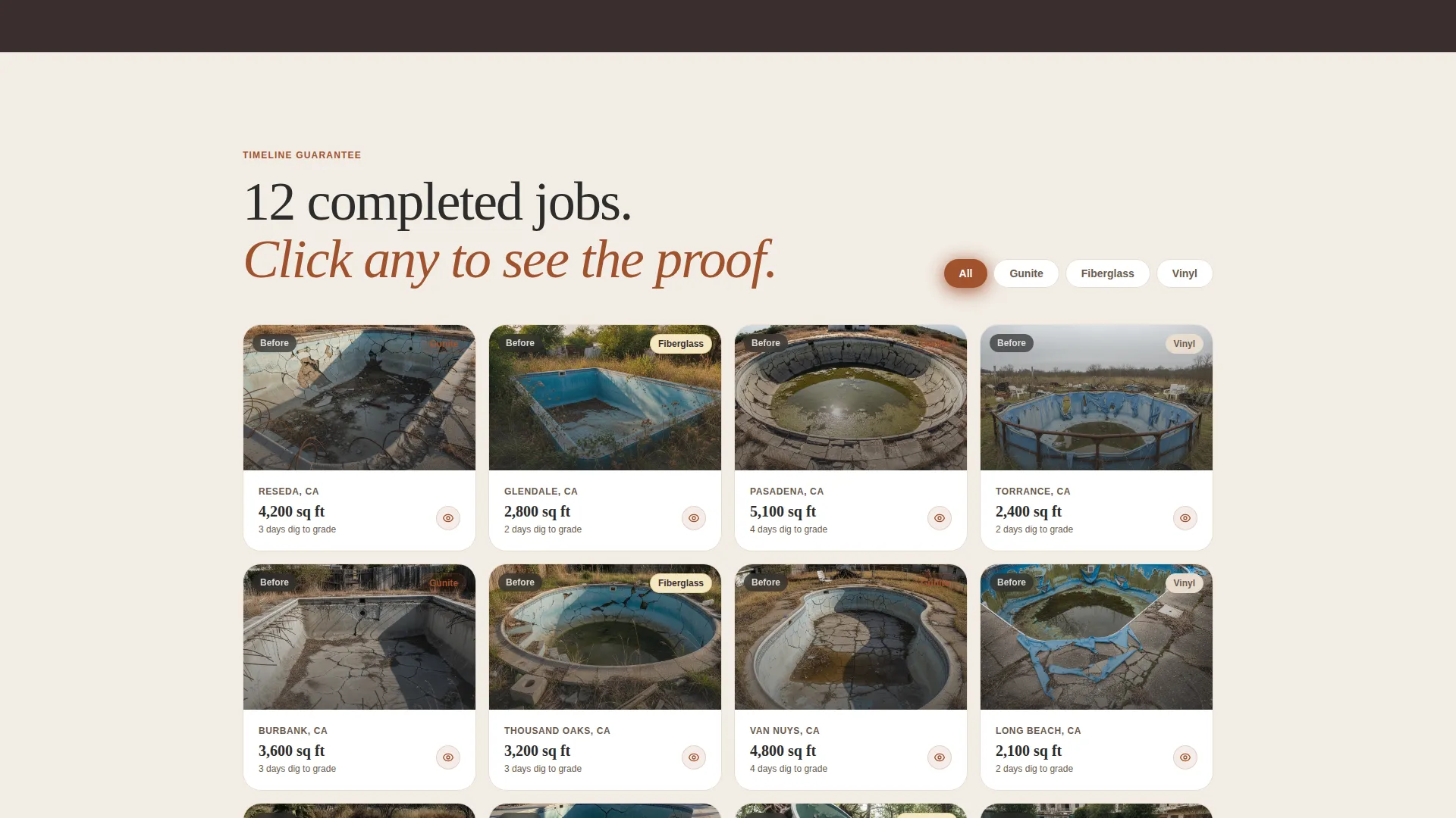 Demolition & Site Work Pricing Website Template