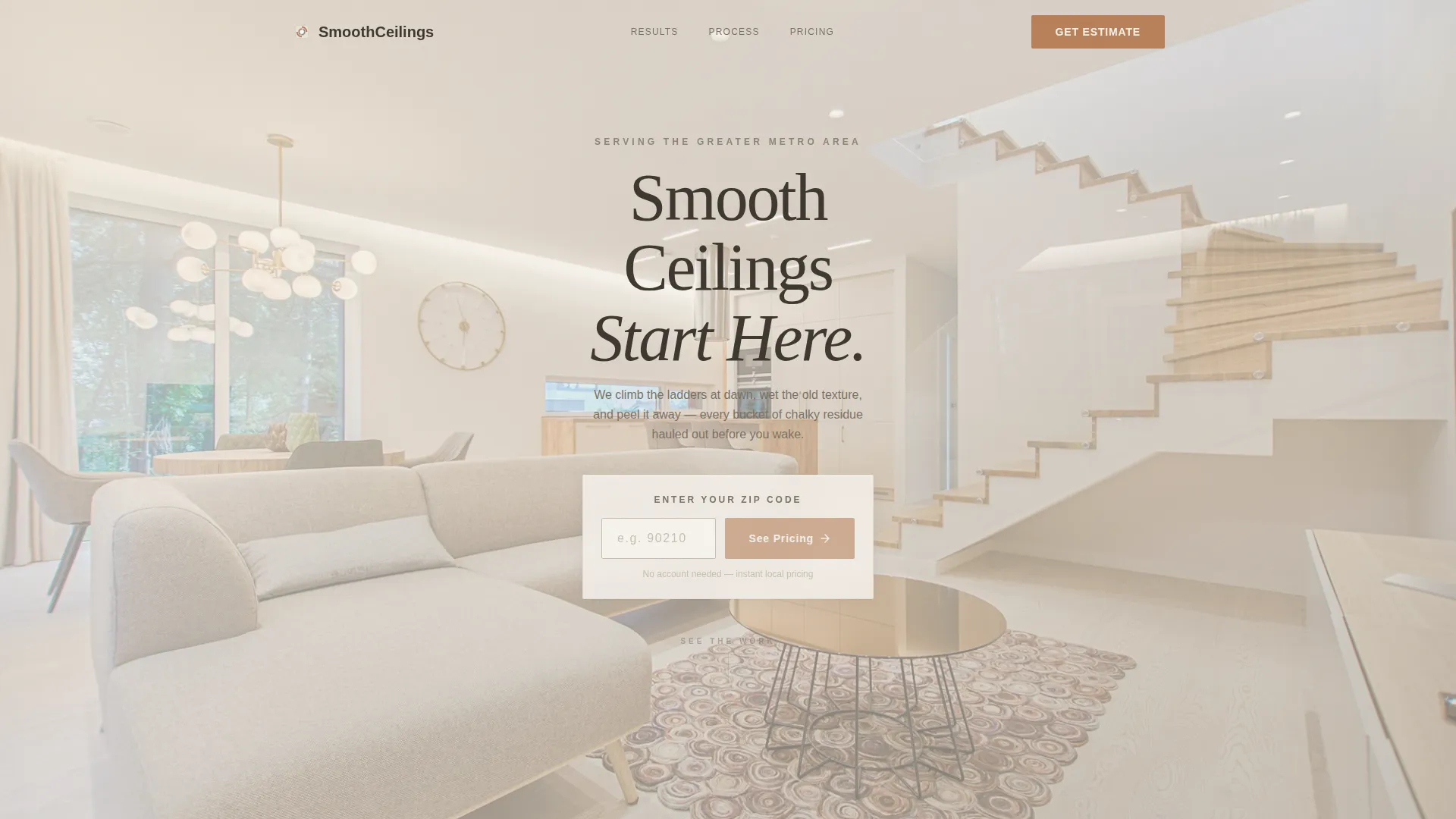 Drywall & Plastering Specialist Professional Website Template