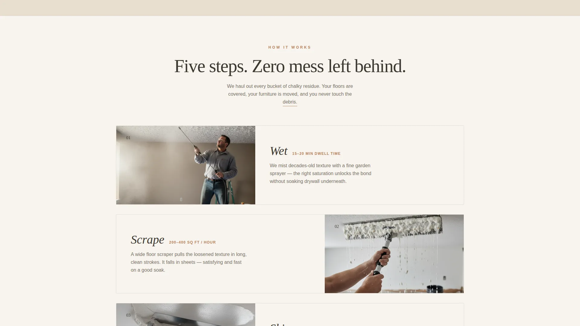 Drywall & Plastering Specialist Professional Website Template