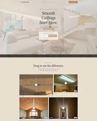 Drywall & Plastering Specialist Professional Website Template