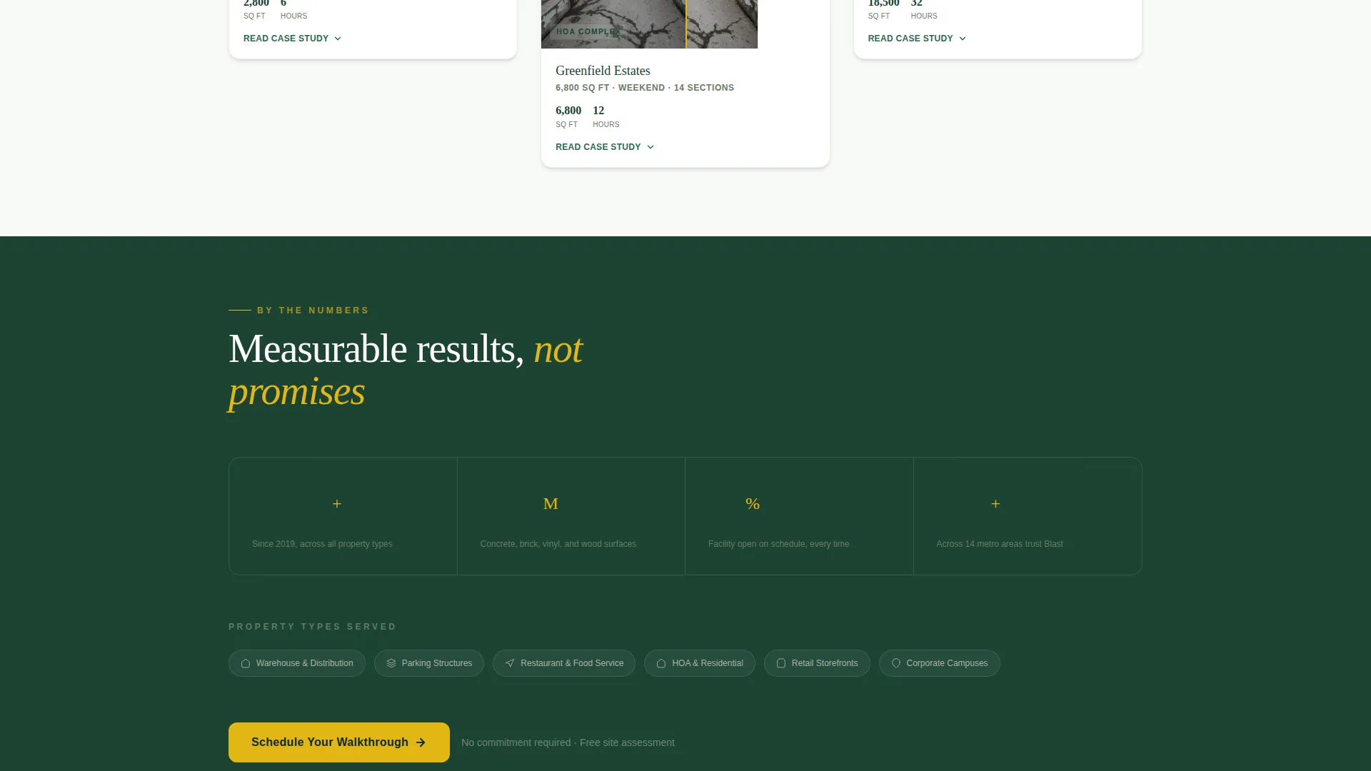 Supreme Exterior Washing Landing Page Template