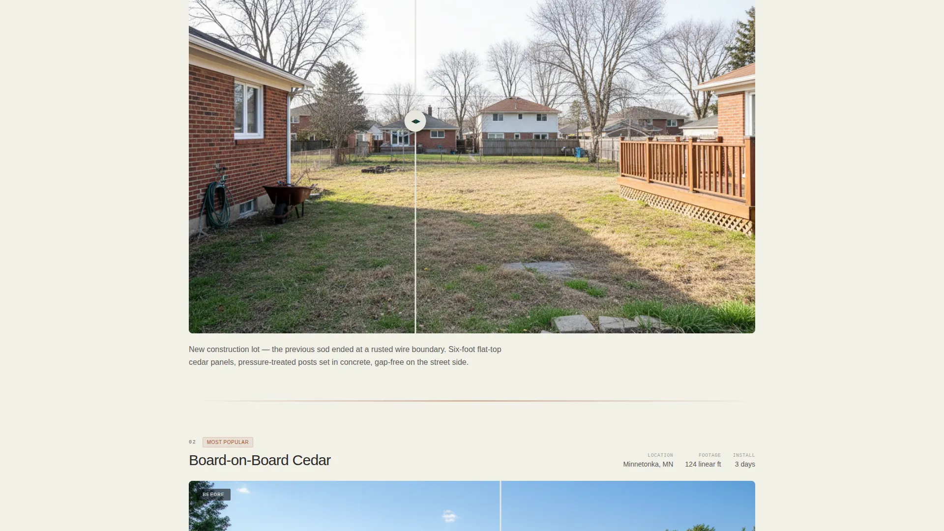 Fencing & Gate Installation Booking Website Template