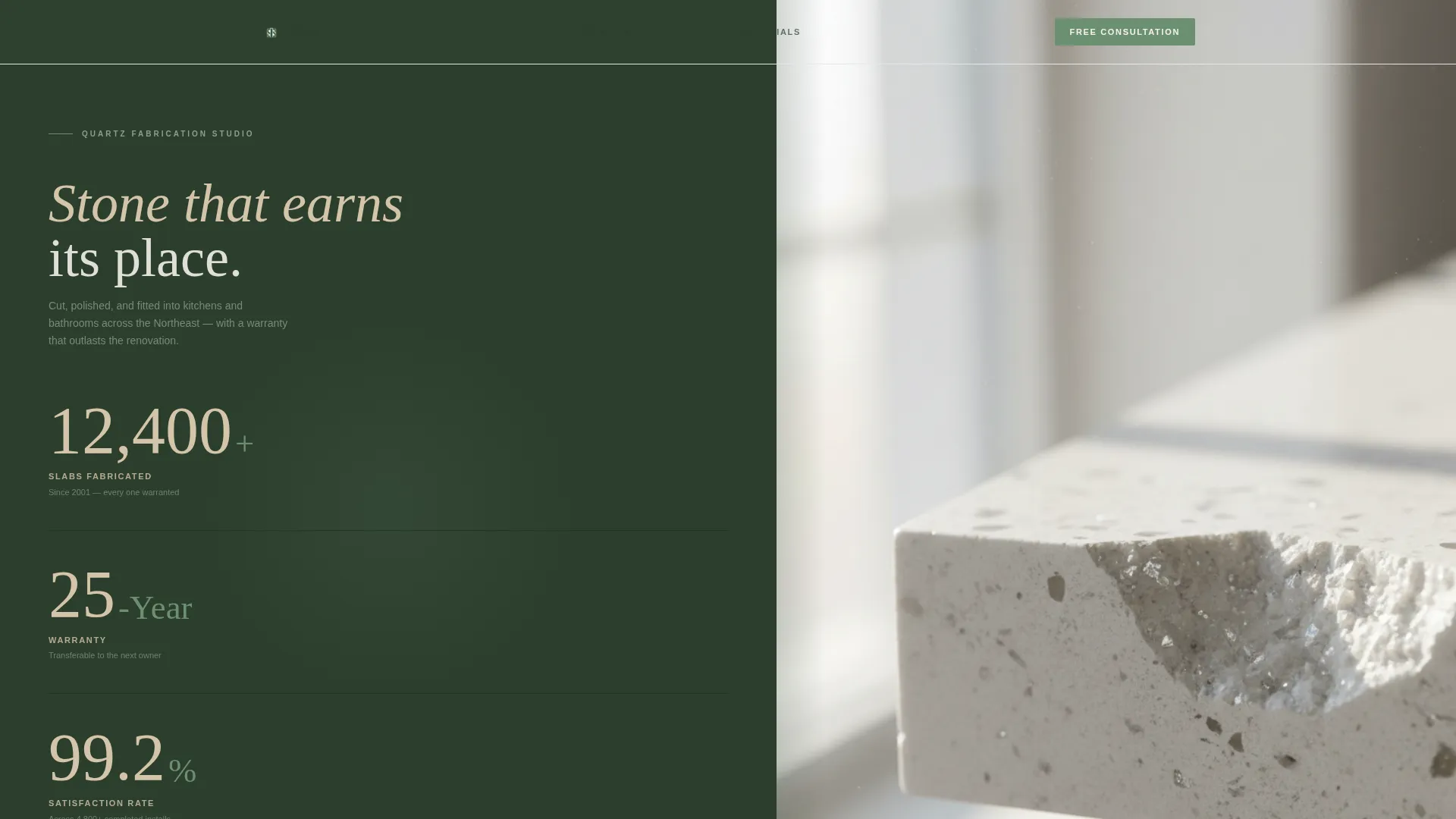 Quartz Products & Professional Website Template