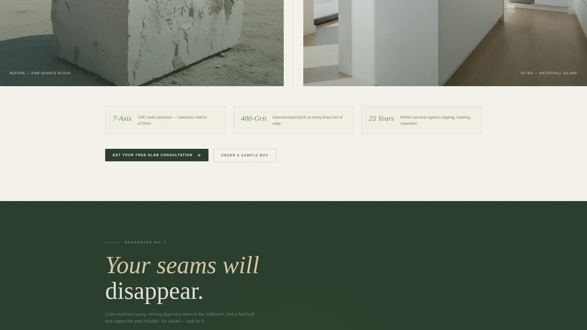 Quartz Products & Professional Website Template