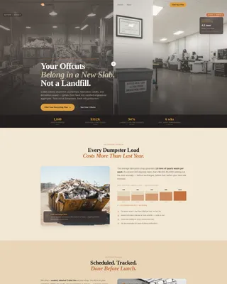 Quartz Products & Specialist Professional Website Template