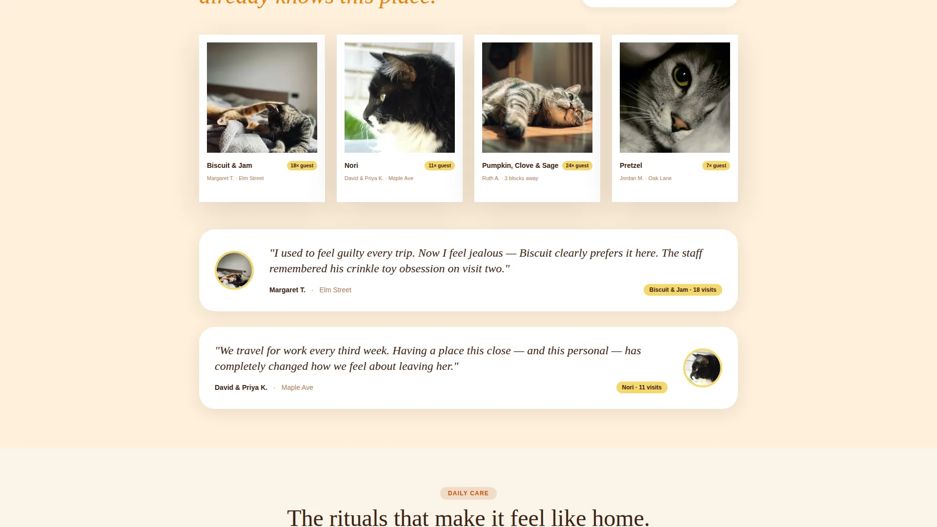 Specialist Pet Boarding & Daycare Appointment Booking Website Template