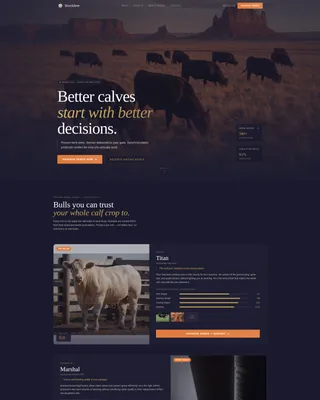 Livestock & Farm Animal Pricing Website Template