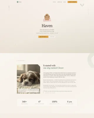 Dog Residential Professional Website Template