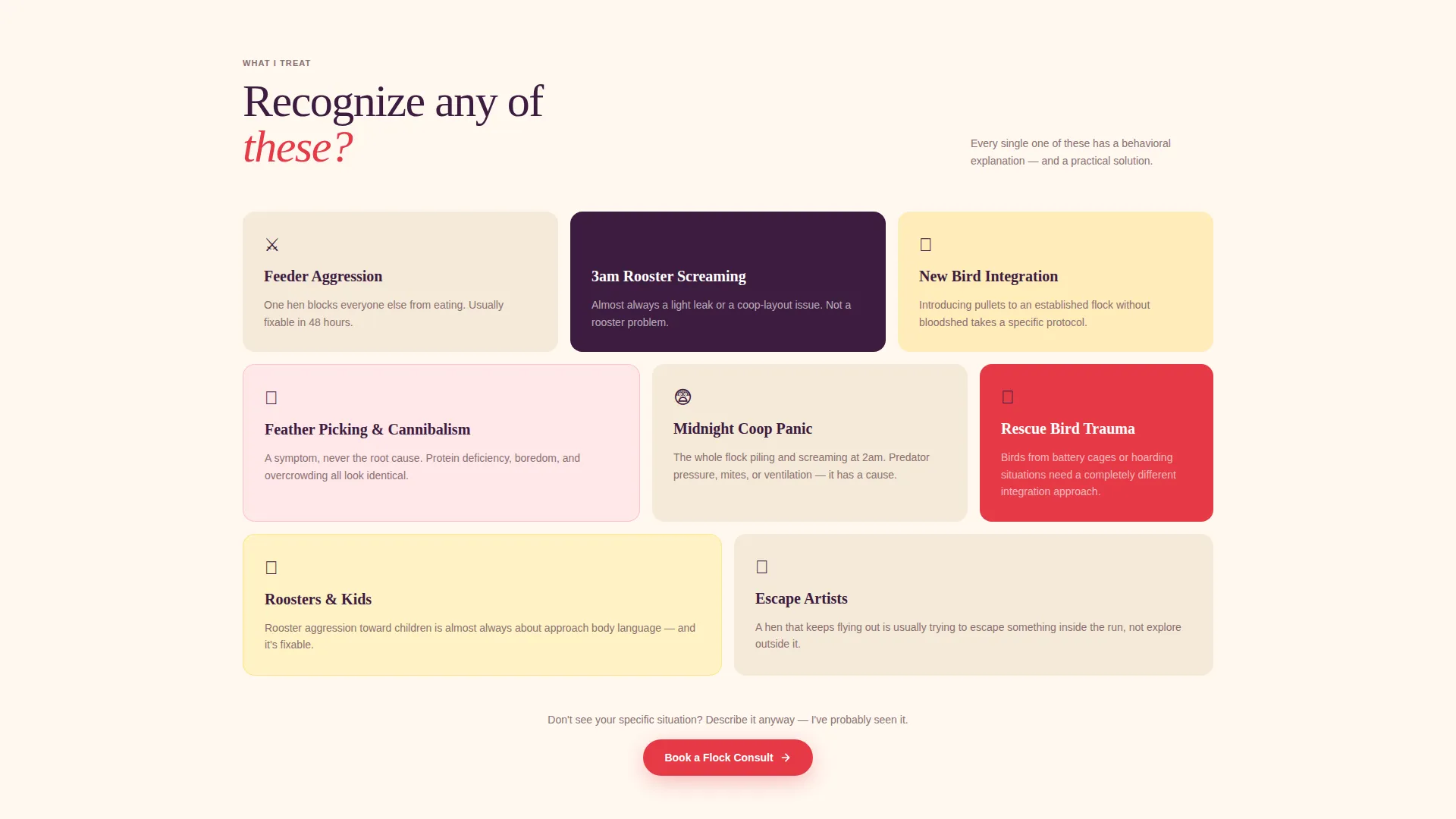 Chicken & Poultry Booking Website Template