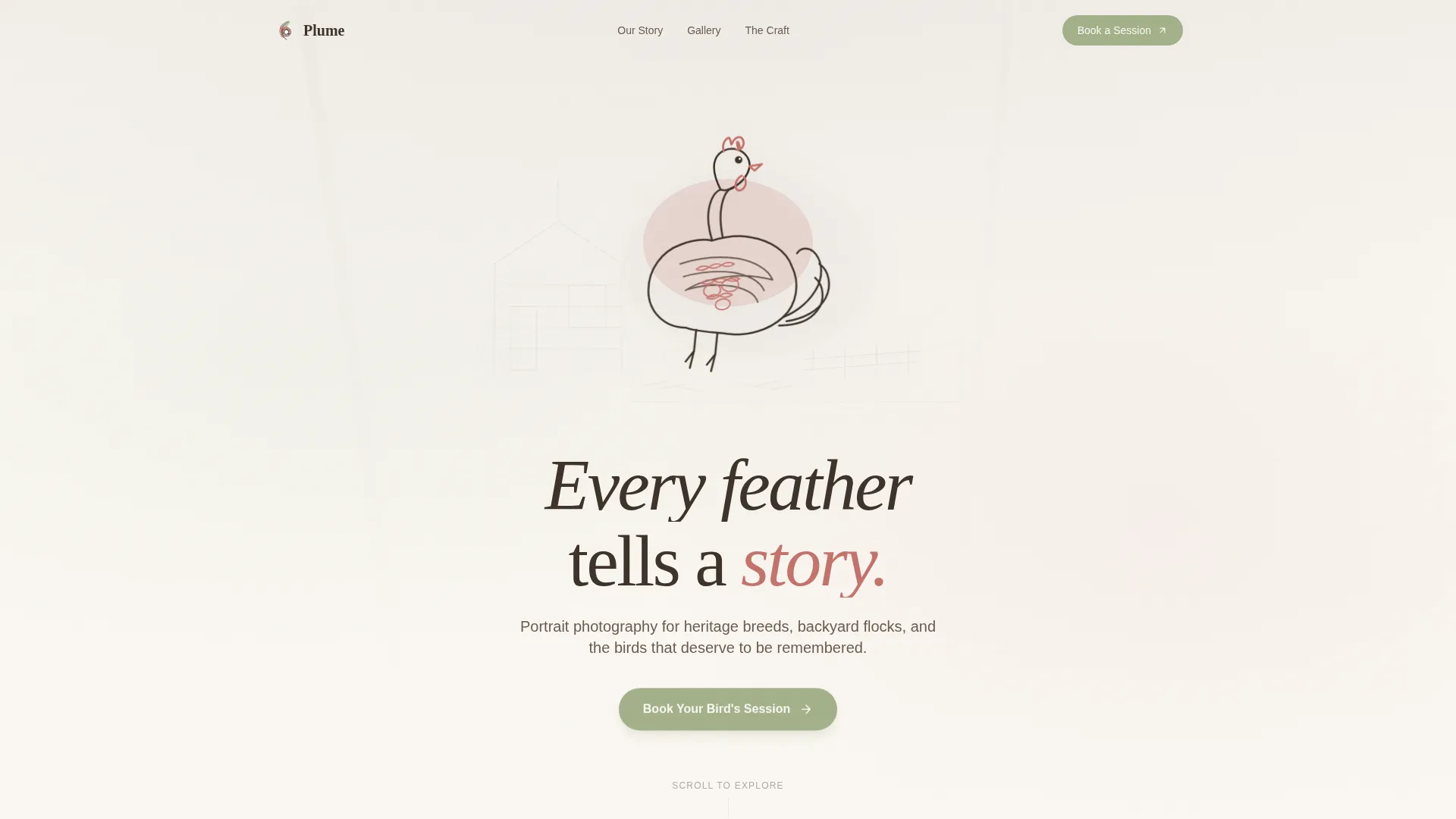 Chicken & Poultry Specialist Booking Website Template
