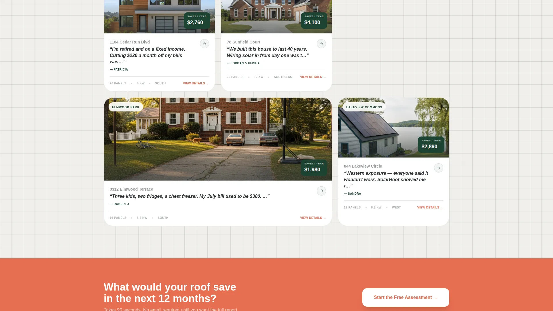 Residential Solar Installation Landing Page Template