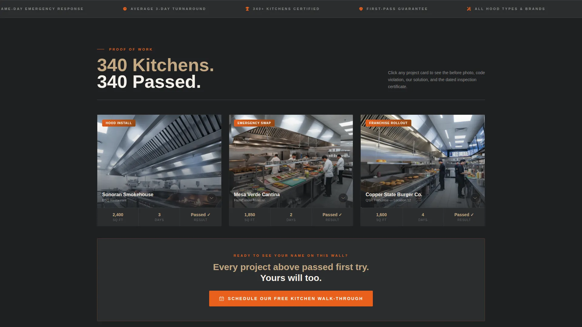 Restaurant HVAC Contractor Landing Page Template