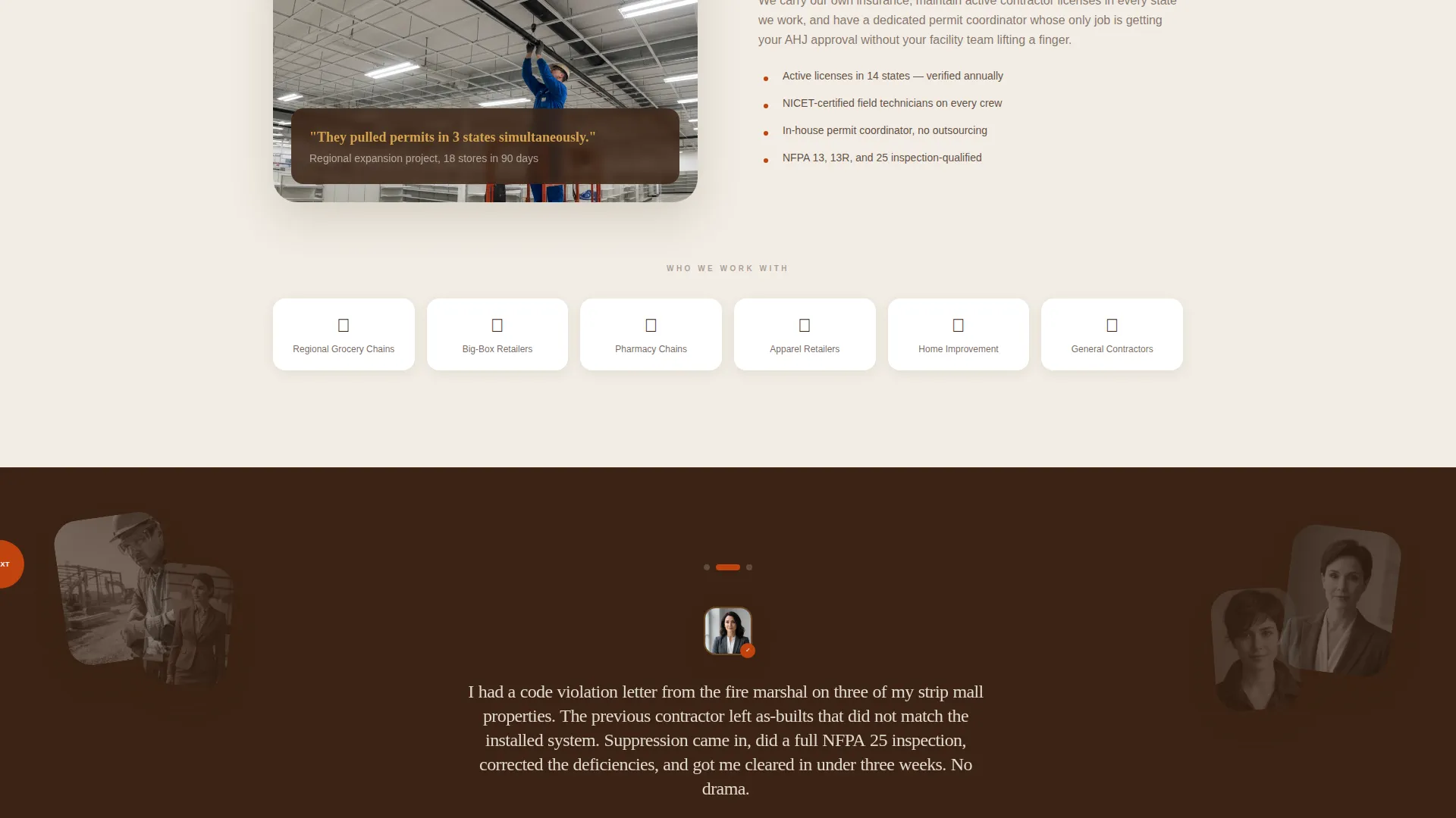 Complete Retail Store Construction Professional Website Template