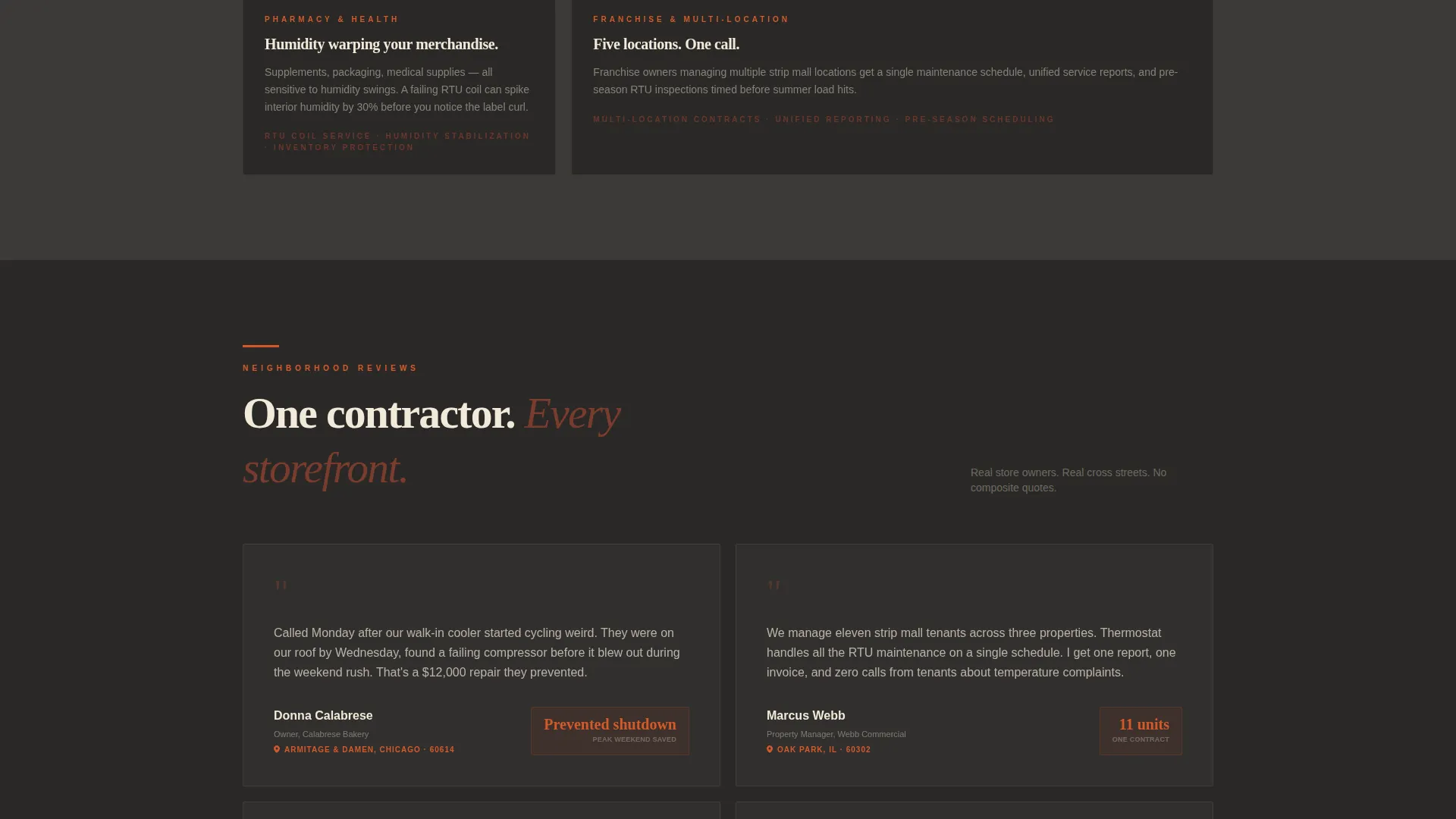 Specialist Retail Store Construction Professional Website Template