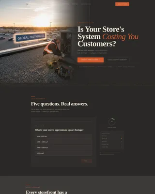 Specialist Retail Store Construction Professional Website Template