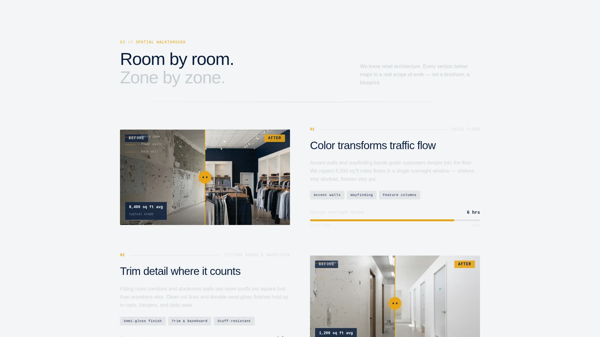 Retail Store Construction Professional Website Template