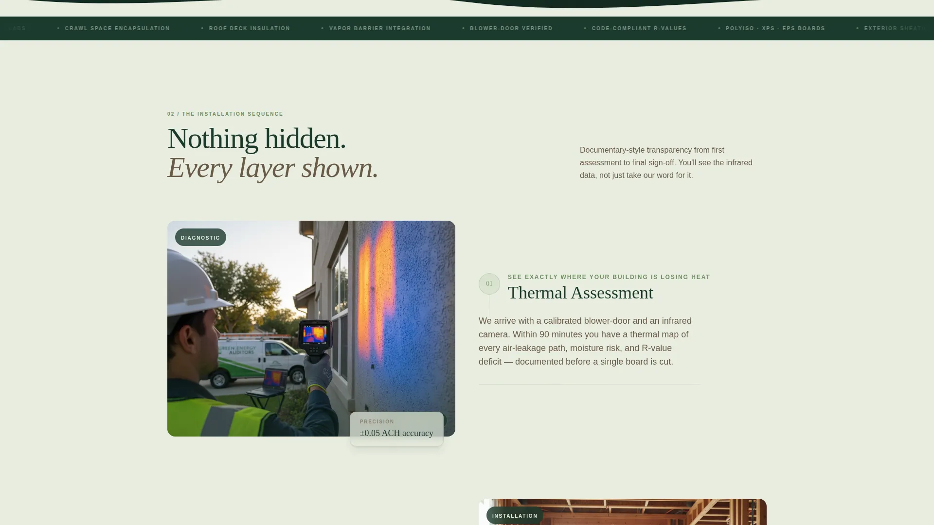 Rigid Board Insulation Landing Page Template