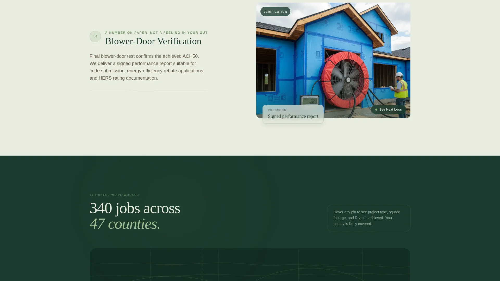 Rigid Board Insulation Landing Page Template