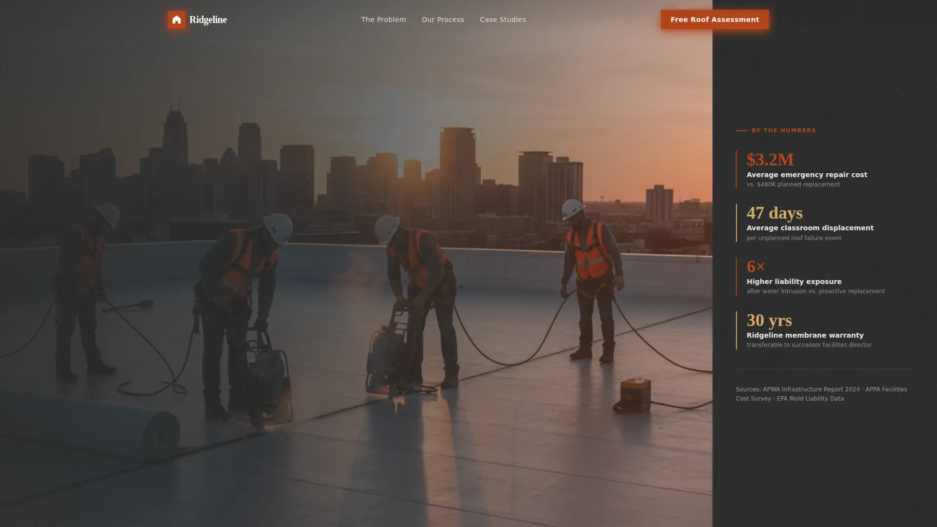Advanced School & University Construction Professional Website Template
