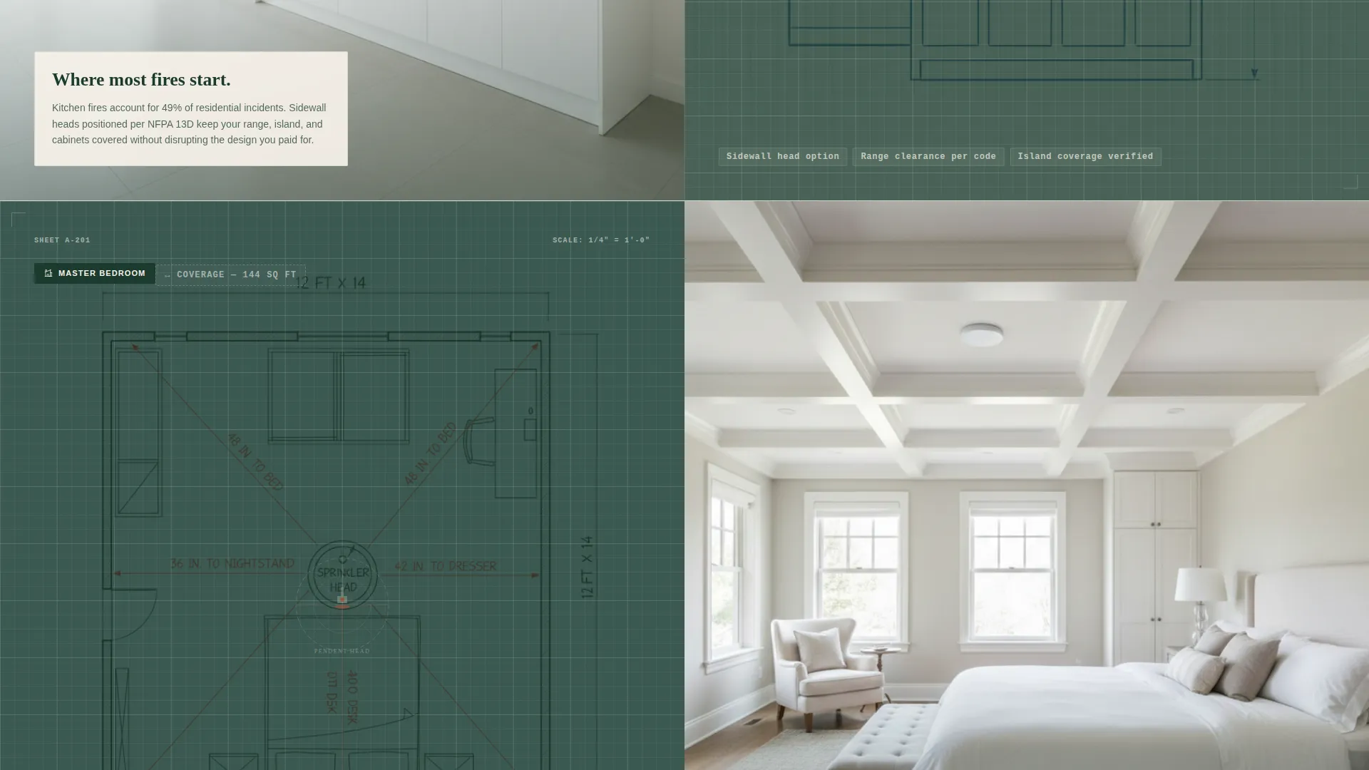 Fire Protection Landing Page Template for Contractors