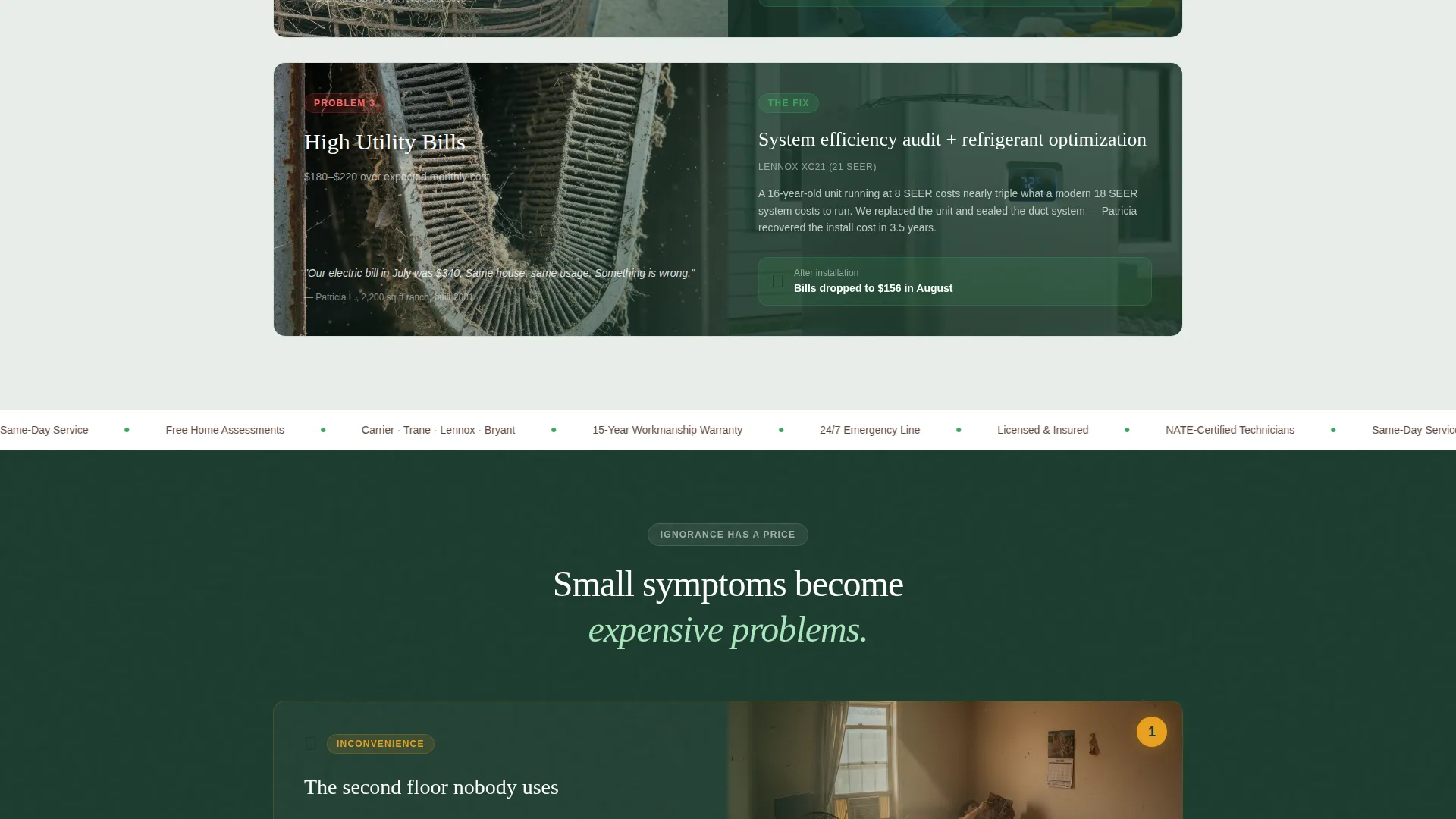 Reliable HVAC Contractor Landing Page Template