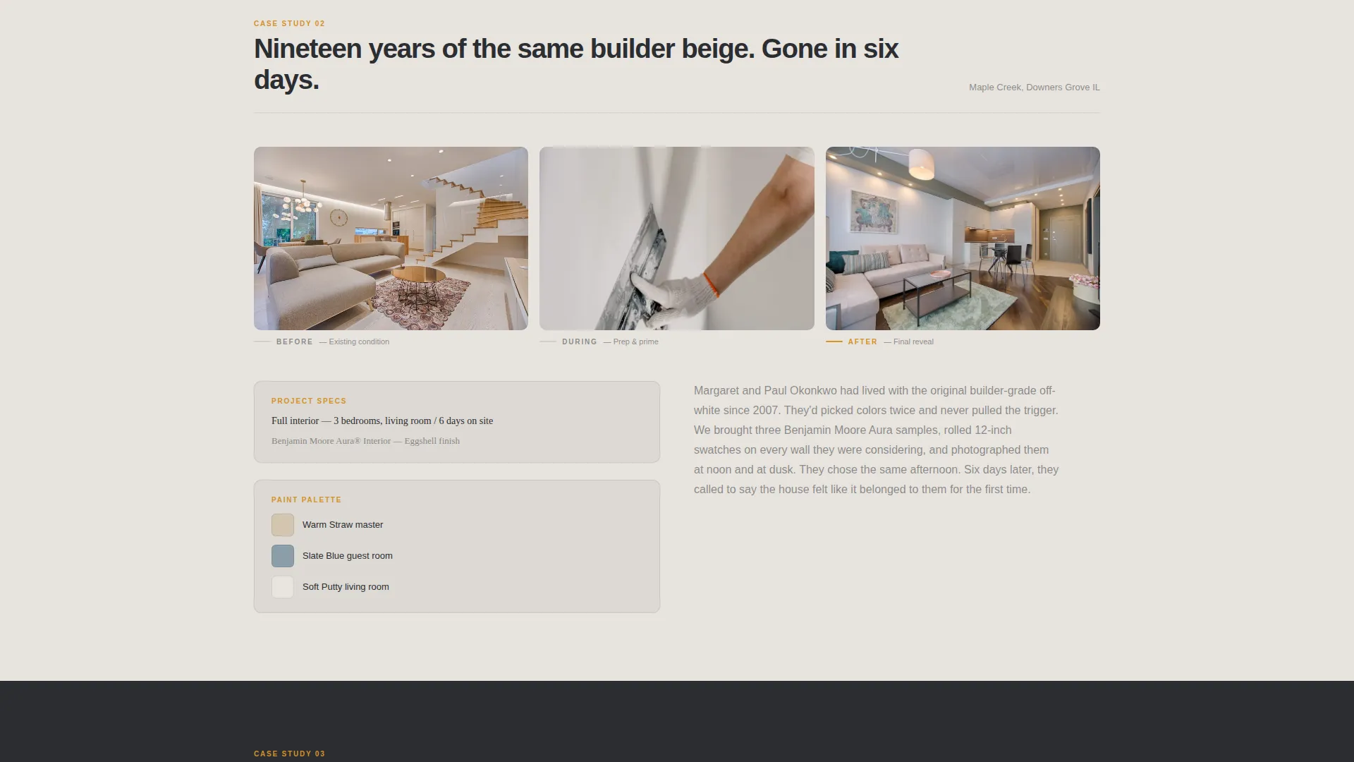 Painting Contractor Landing Page Template