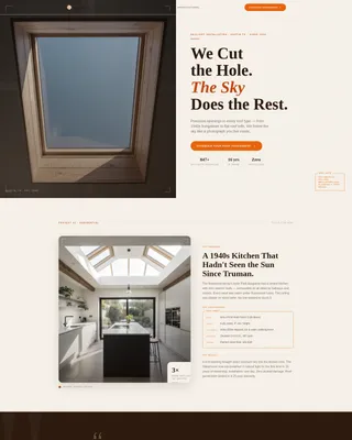 Skylight Installation Landing Page Template