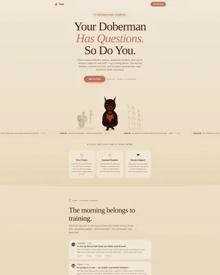 Doberman Professional Website Template