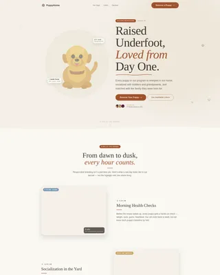 Dog Complete Professional Website Template