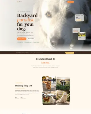 Pet Boarding & Daycare Booking Website Template