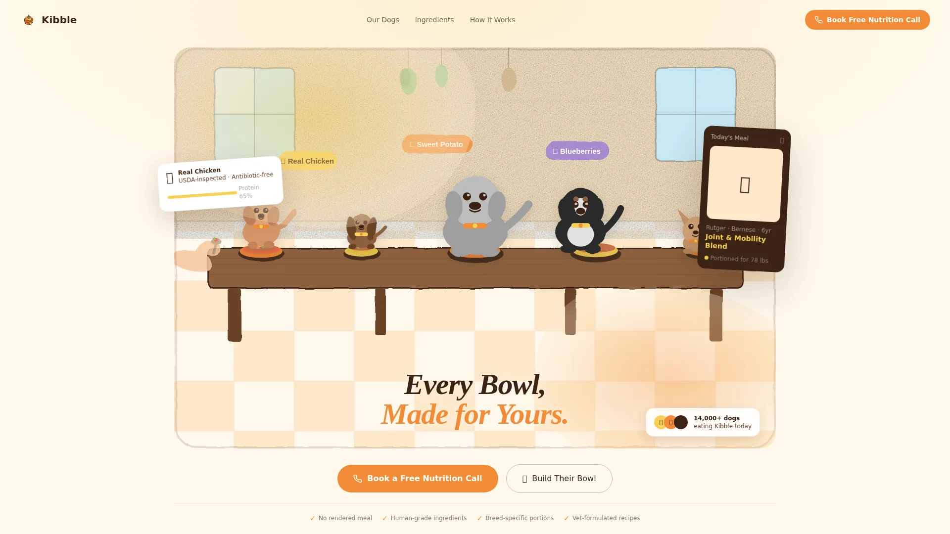Dog Booking Website Template