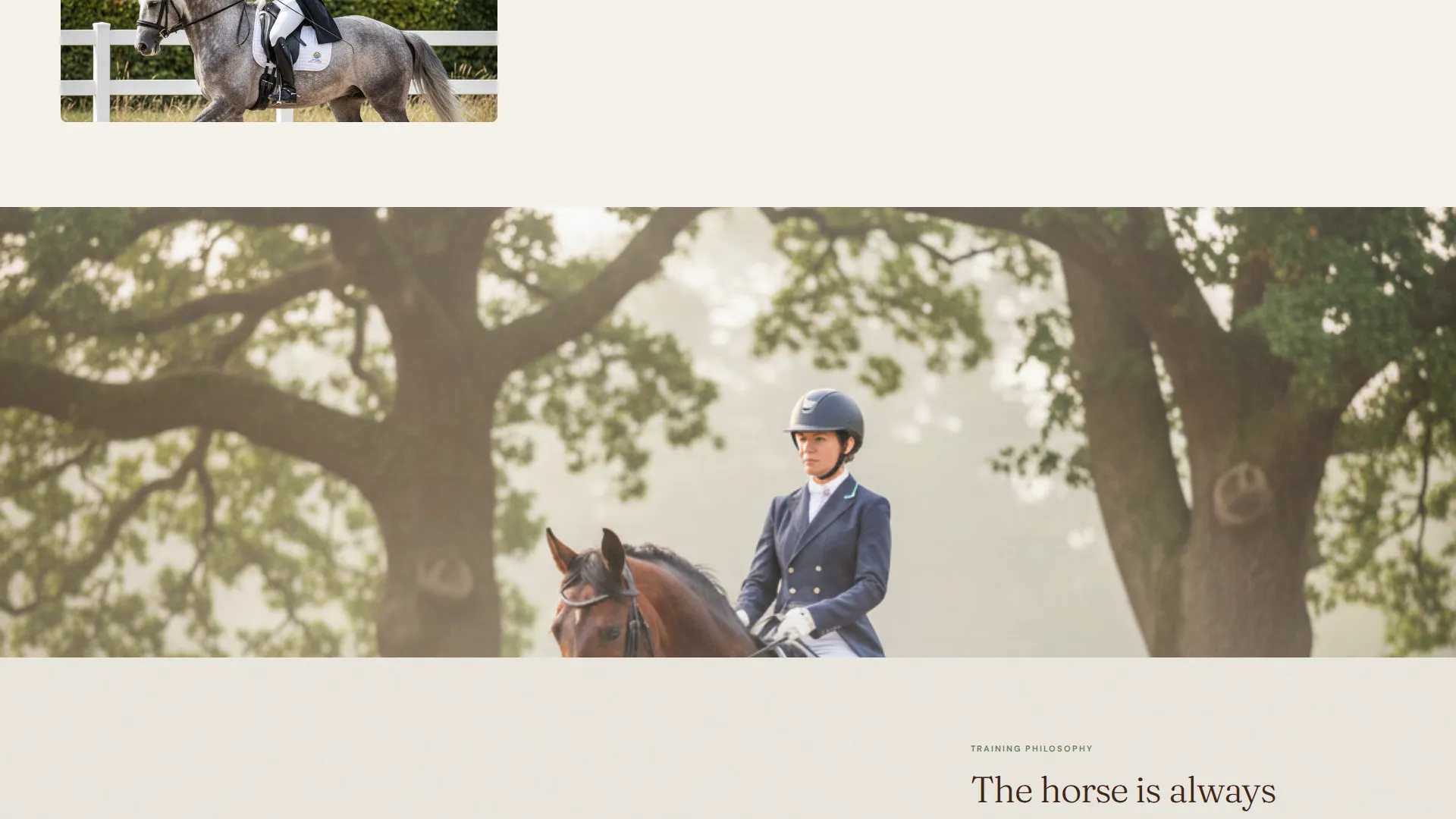 Horse & Equestrian Booking Website Template