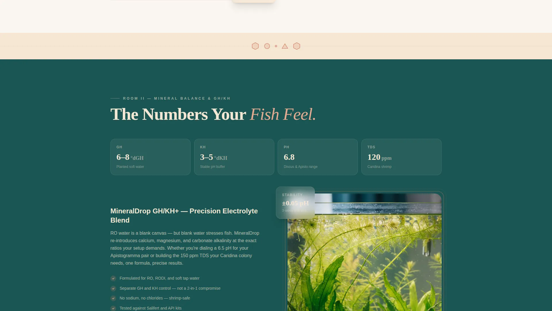Fish & Aquarium Supplement Landing Page Template