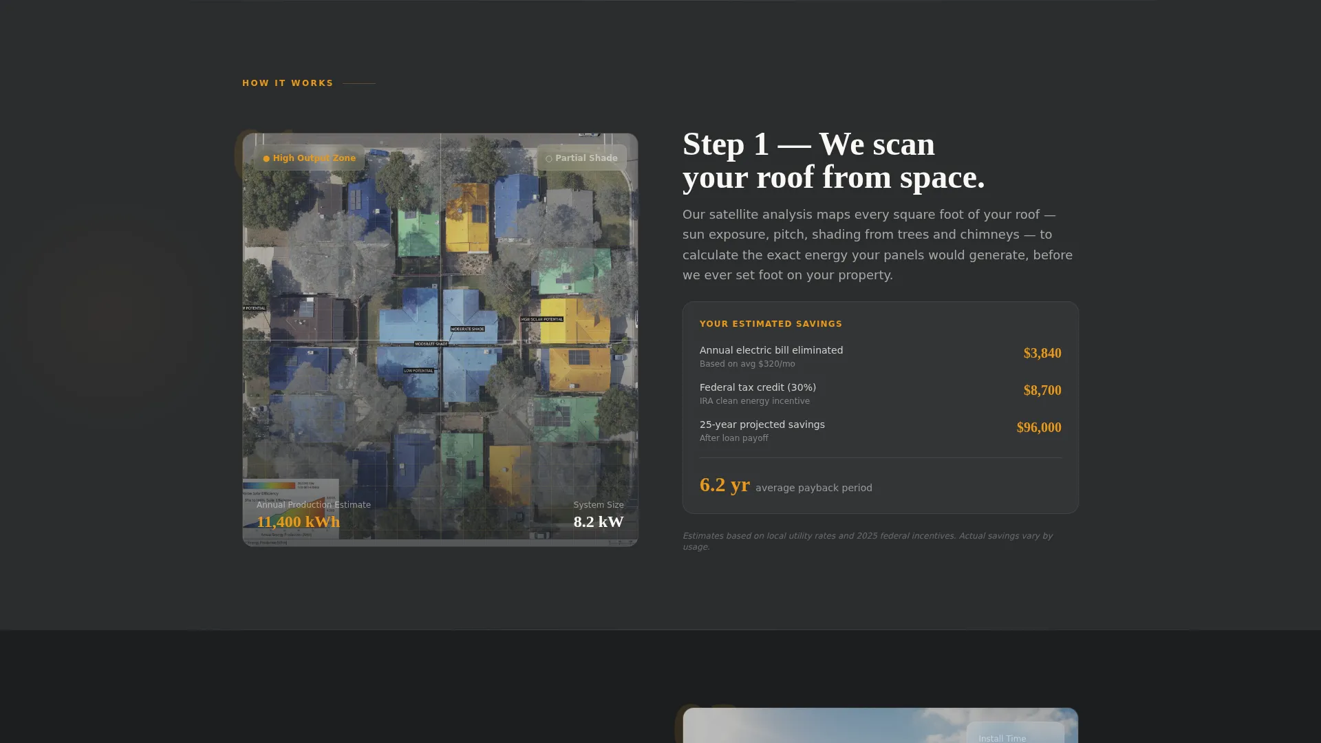 Solar Roof Installation Website Template for Homeowners