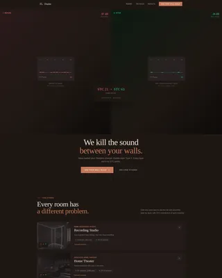 Soundproof Drywall Installer Landing Page Template