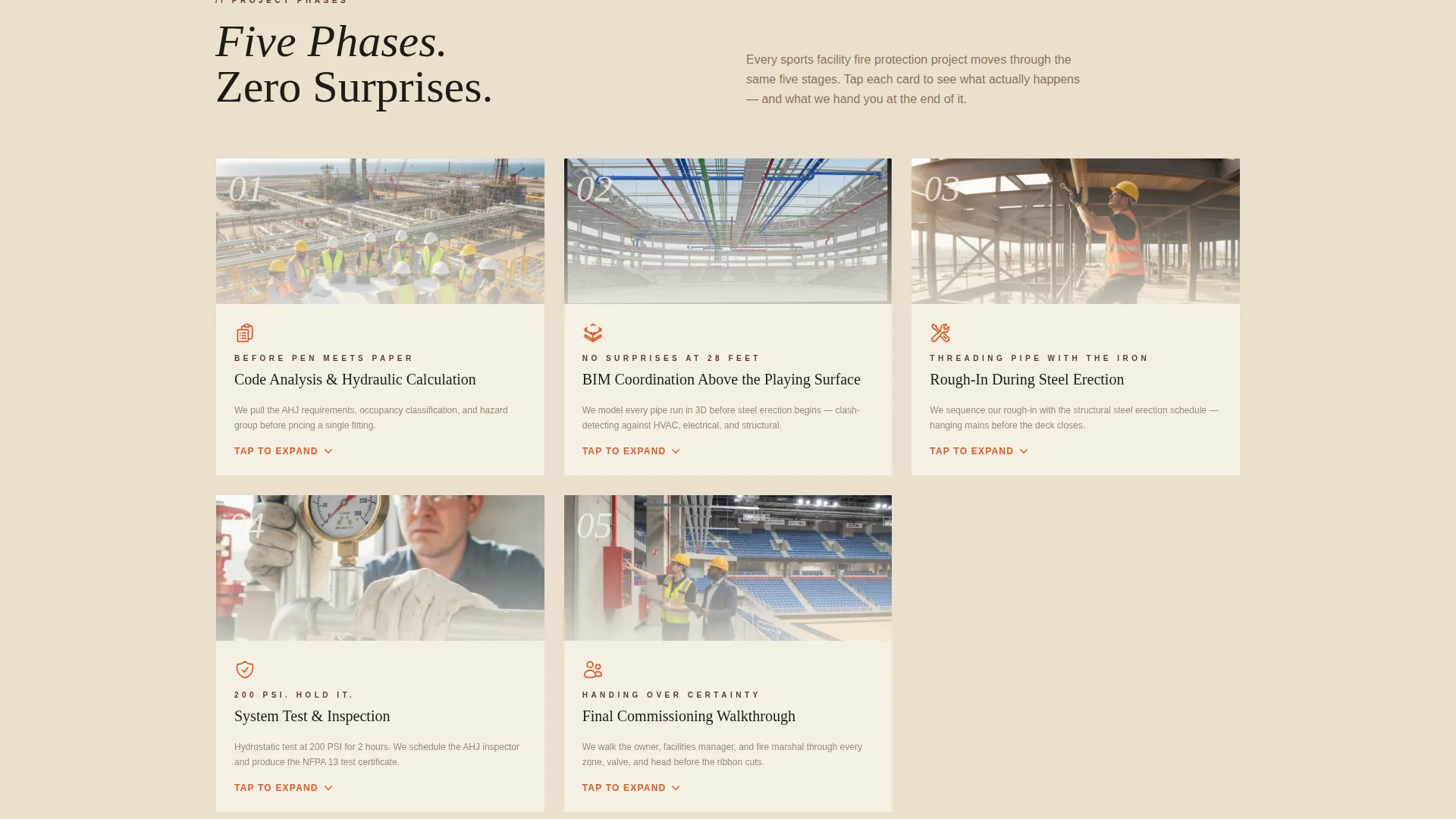 Trusted Sports Facility Landing Page Template