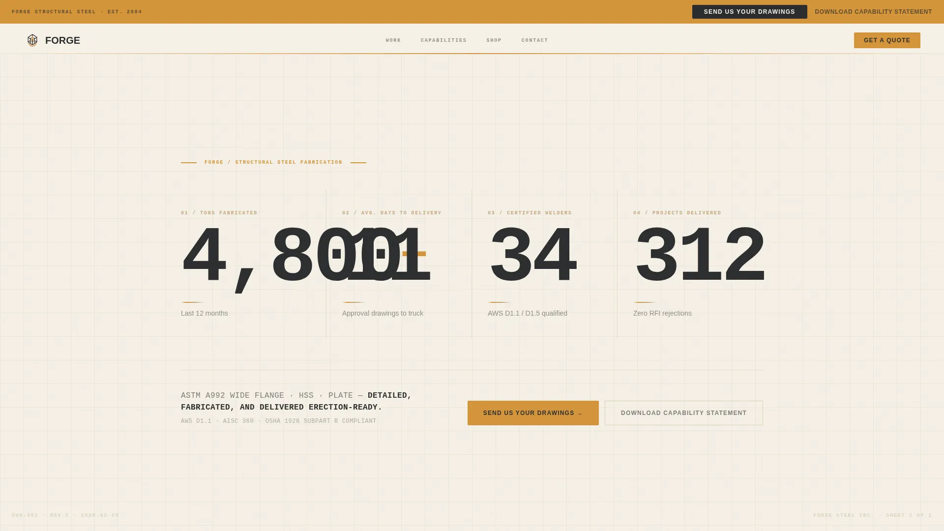 Complete Steel Products Professional Website Template