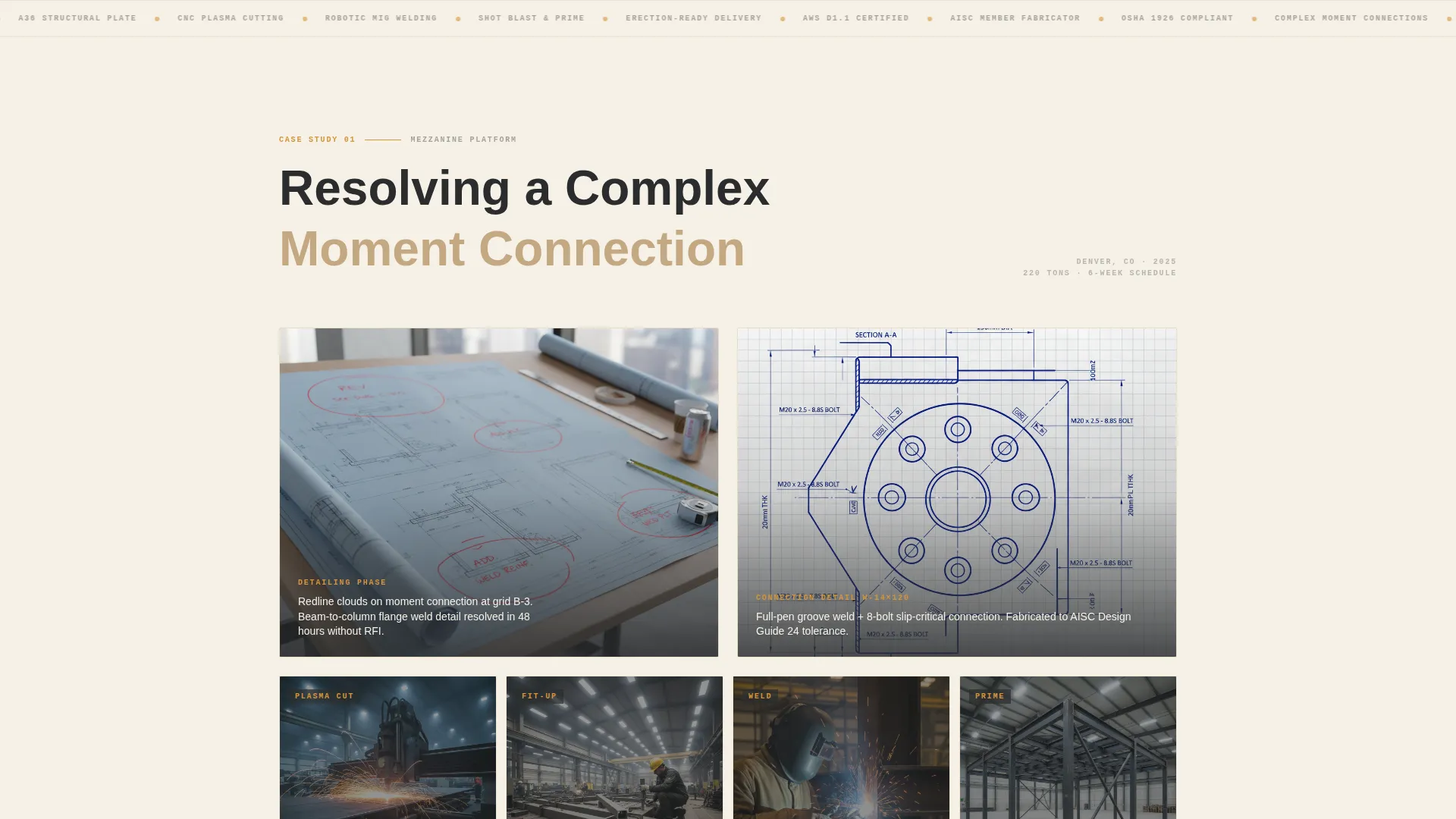 Complete Steel Products Professional Website Template