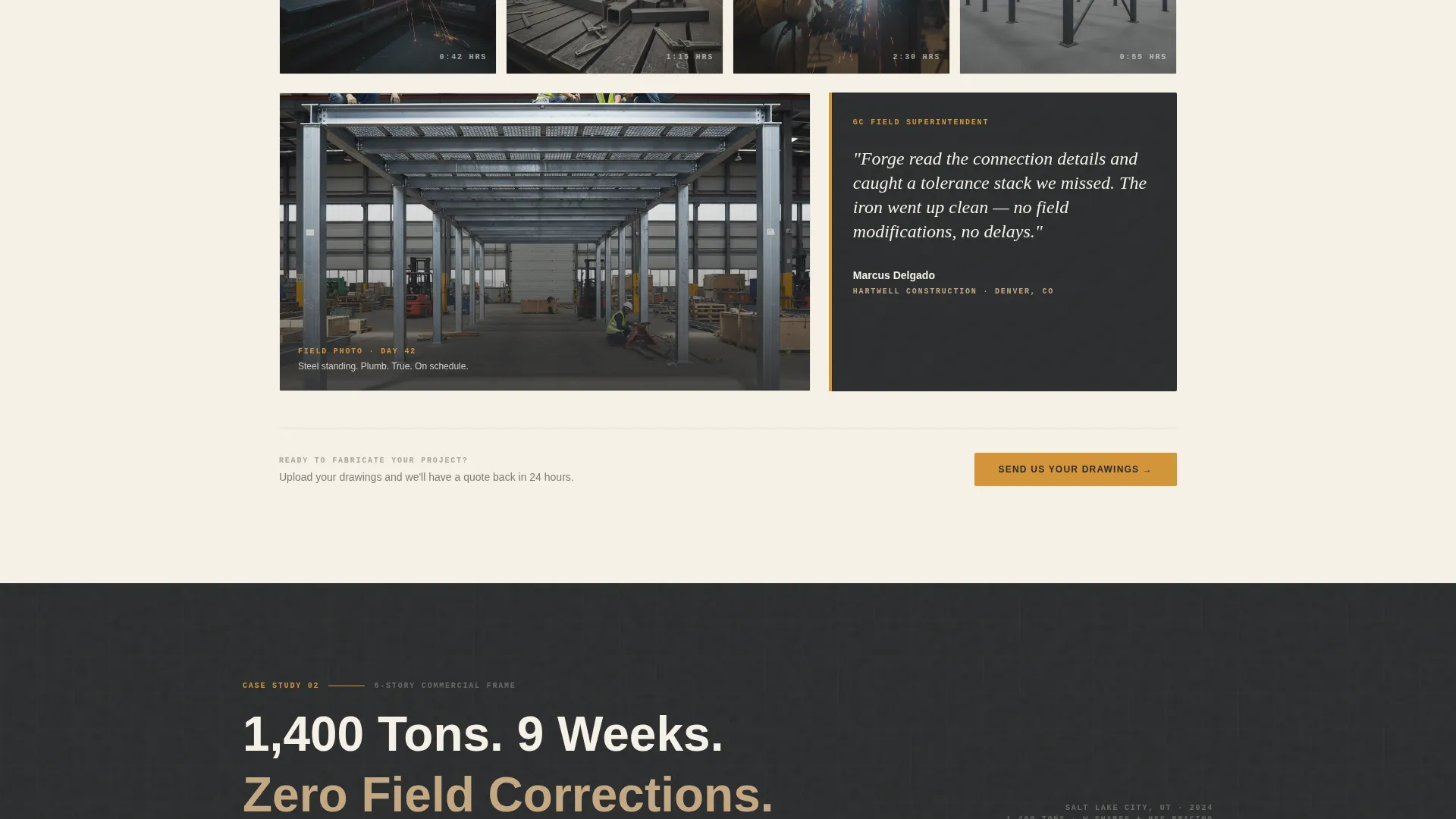 Complete Steel Products Professional Website Template