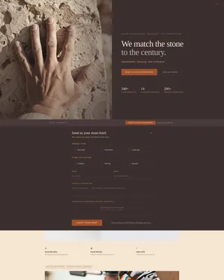 Stone Consultant Landing Page Template