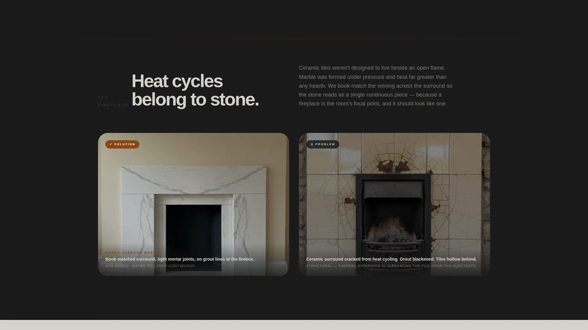 Stone Designer Landing Page Template