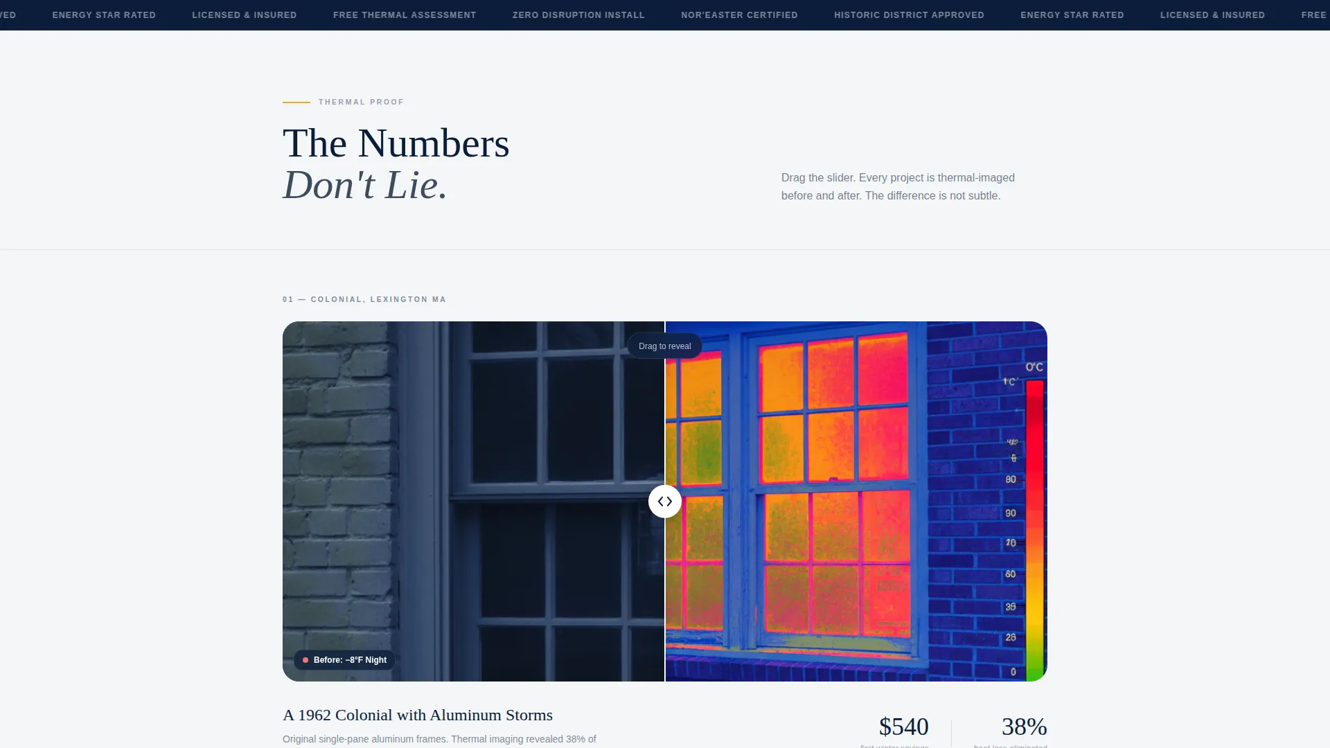 Storm Window Installer Landing Page Template