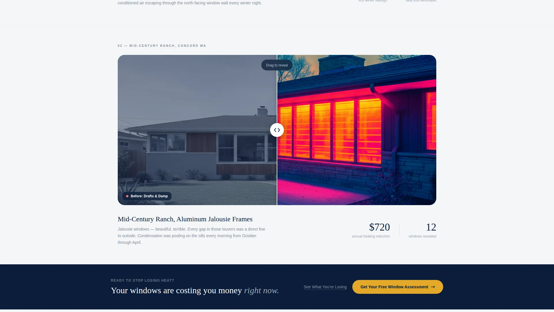 Storm Window Installer Landing Page Template