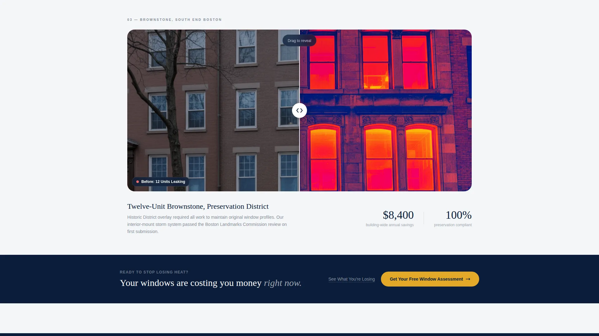 Storm Window Installer Landing Page Template