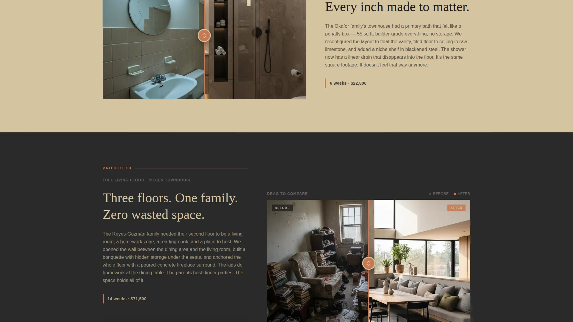 Specialist Townhouse & Condo Construction Professional Website Template