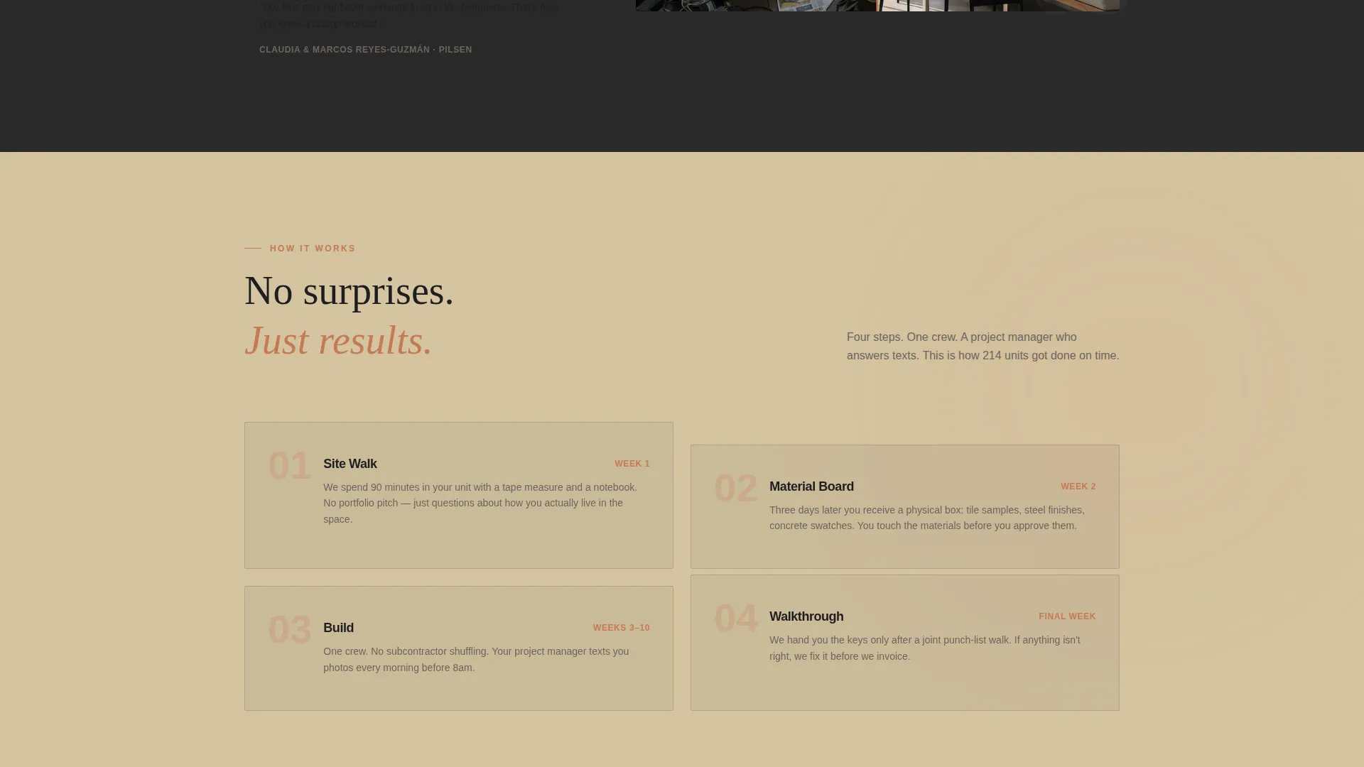 Specialist Townhouse & Condo Construction Professional Website Template