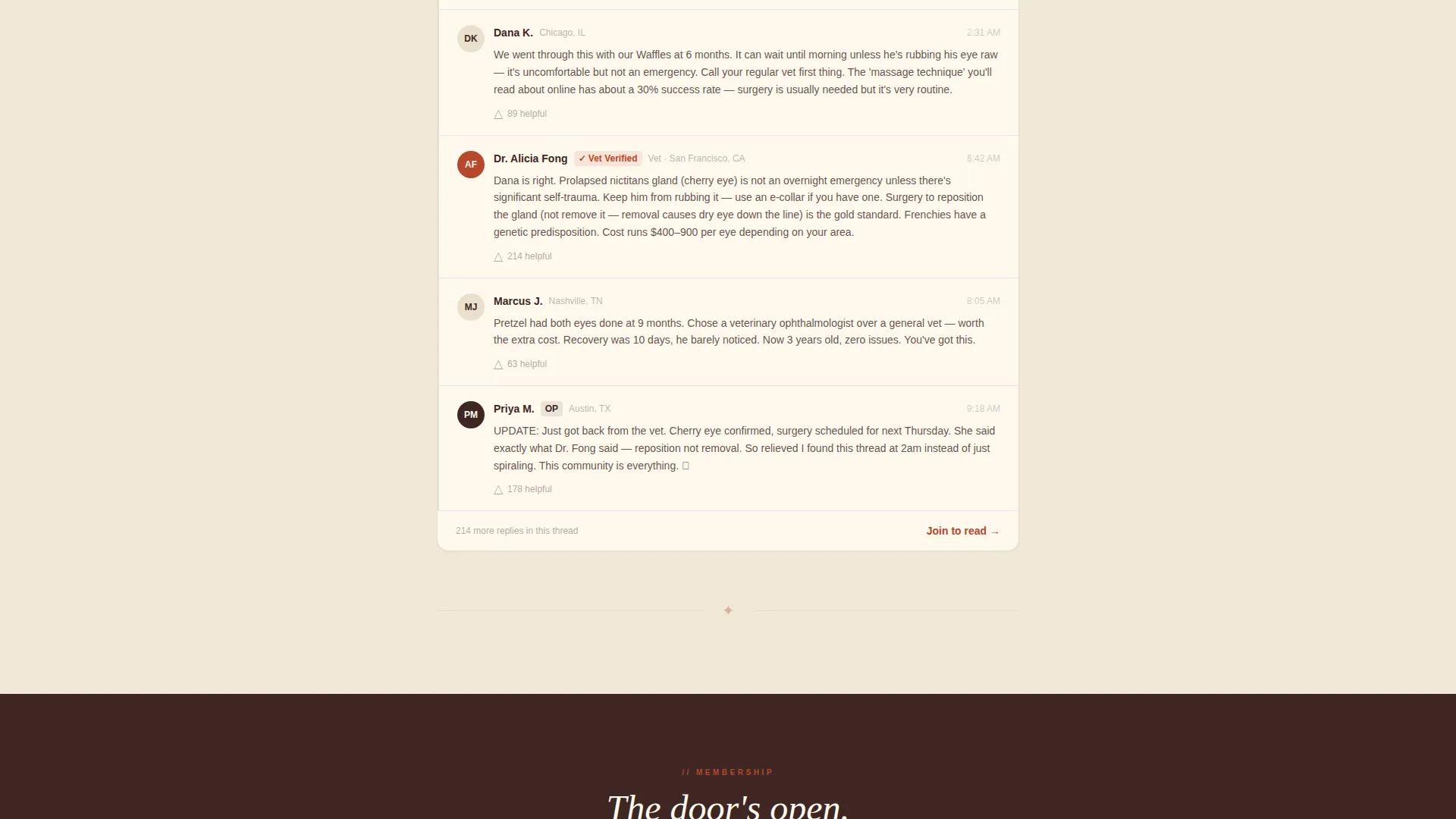 French Bulldog Community Landing Page Template