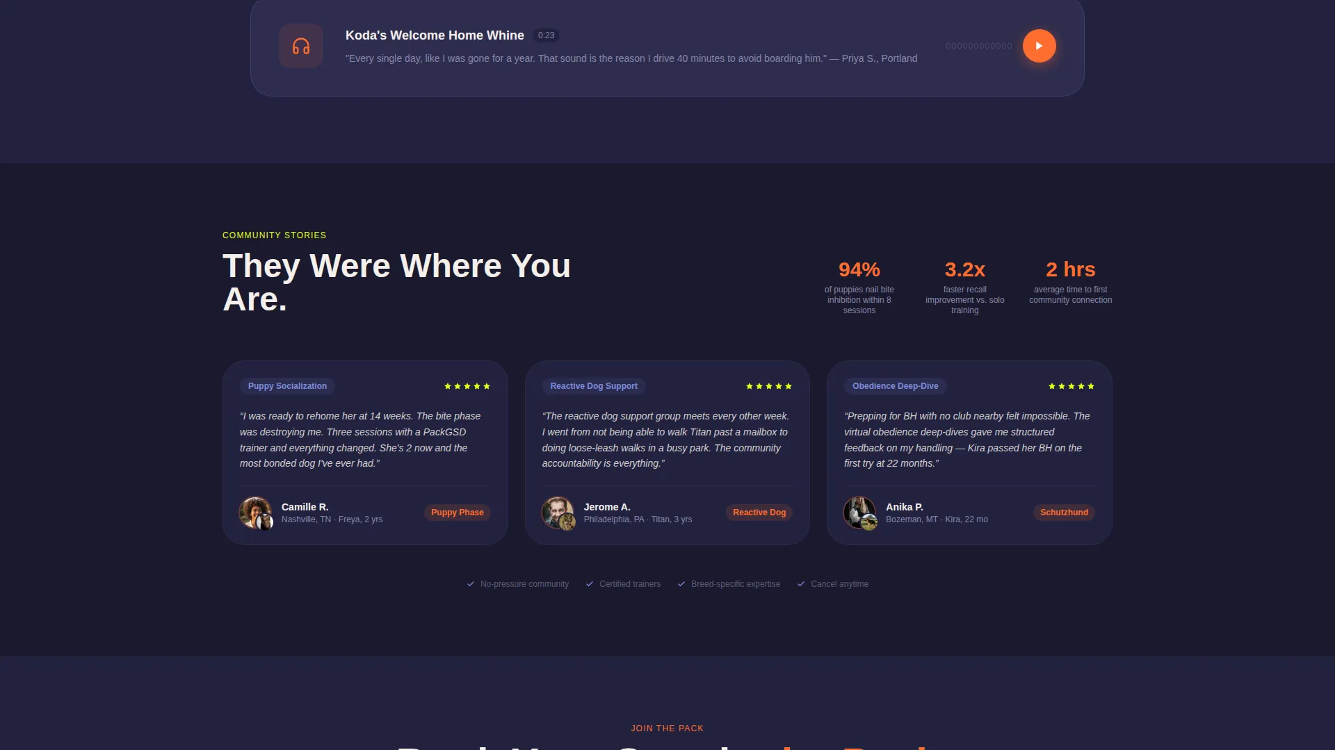 Dog Premium Booking Website Template