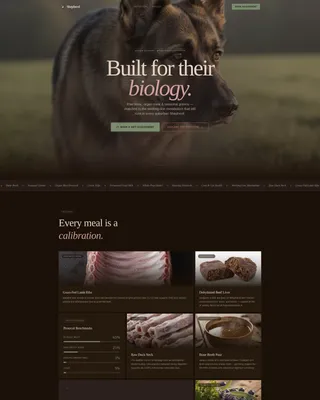 Dog Complete Booking Website Template