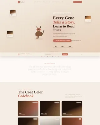 Dog Specialist Blog Website Template
